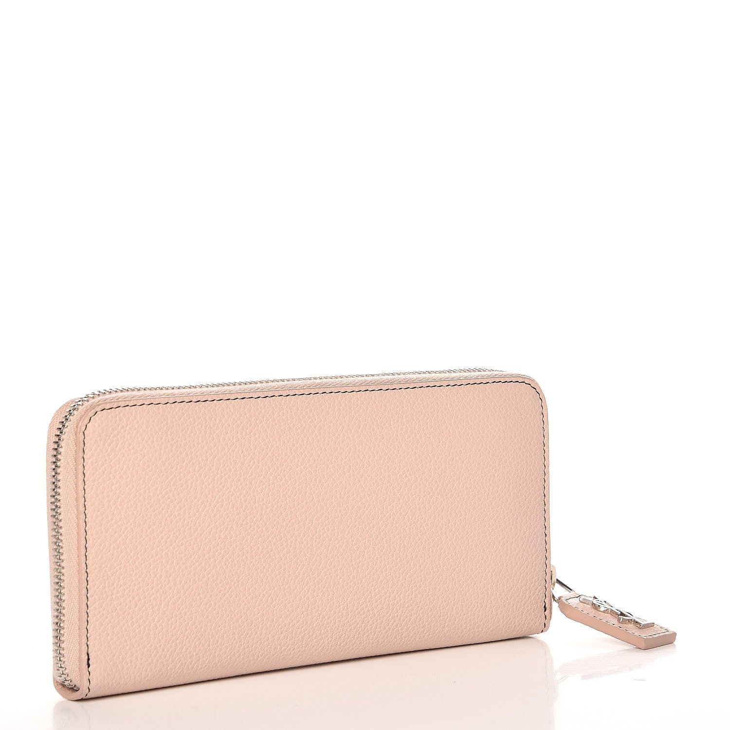 Saint Laurent Calfskin Classic Zip Around Continental Wallet Dusty Pink 4 of 7