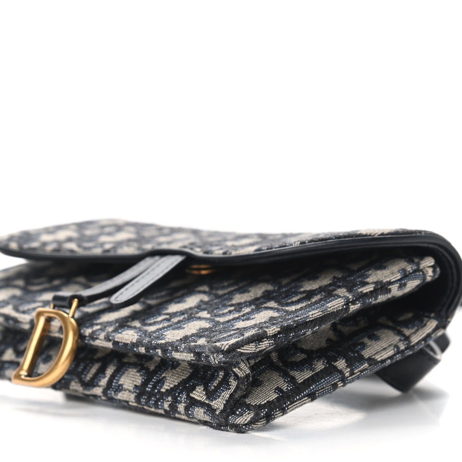 Christian Dior Oblique Saddle Belt Bag Blue 7 of 7