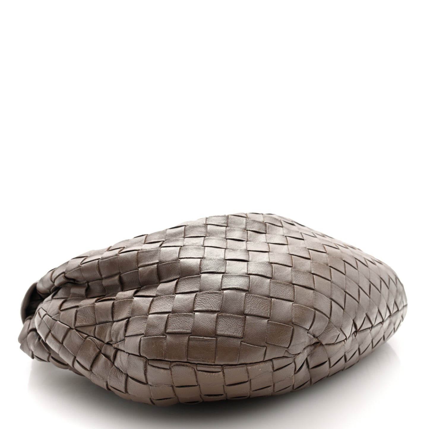 Nappa Intrecciato Teen Jodie Hobo Dark Taupe