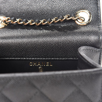Chanel Caviar Quilted Golden Class Phone Holder Black 8 of 12