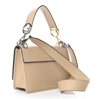 Fendi Vitello Century Velvet F is Fendi FF Kan I Shoulder Bag Tobacco Amido 2 of 5