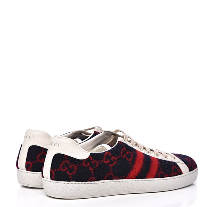 Gucci Covered Wool Big GG Monogram Mens Sneaker 13 Blue 4 of 10