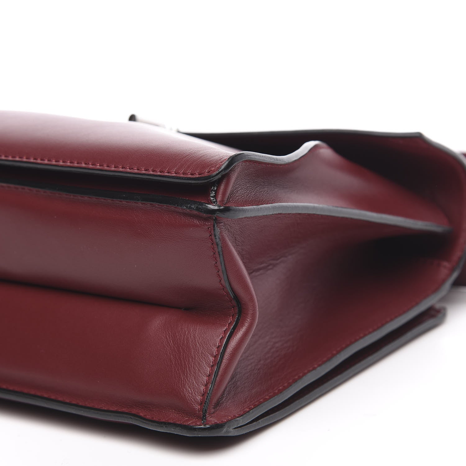 Proenza Schouler Calfskin Medium Hava Top Handle Bag Midnight Plum 10 of 11