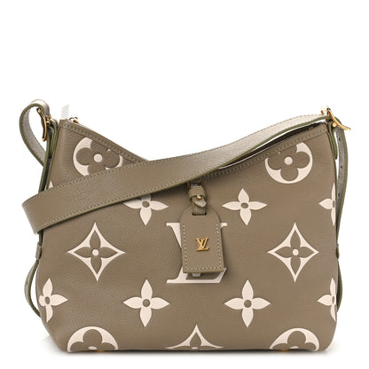 Louis Vuitton Empreinte Monogram Giant CarryAll PM Khaki Creme 3 of 9