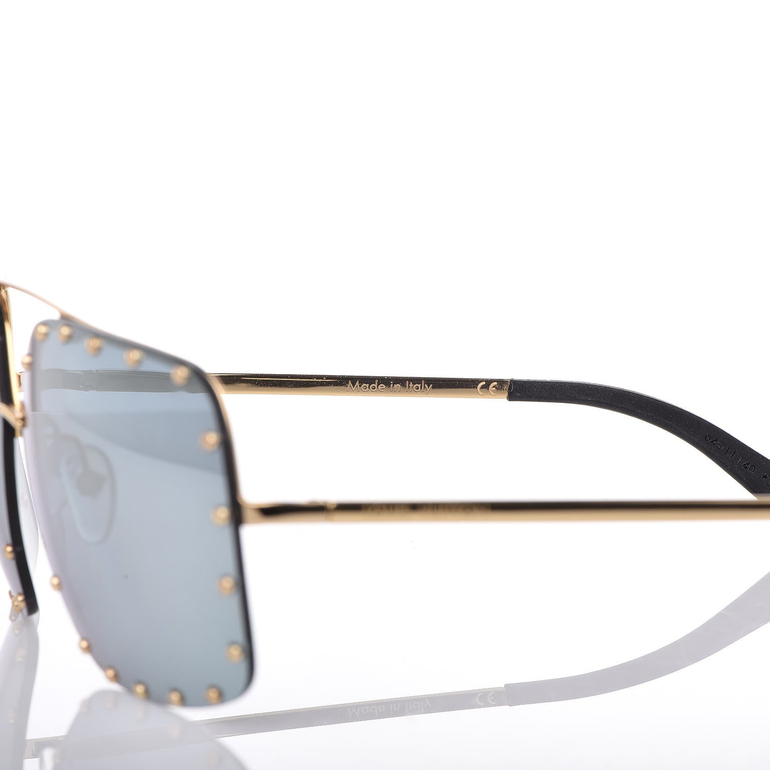 Louis Vuitton The Party Square Sunglasses Z2372W Silver 5 of 9