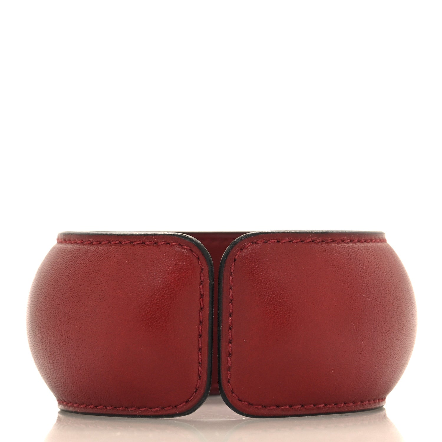 Hermes Tadelakt Astral Extra Large Bracelet Rouge Vif 3 of 5