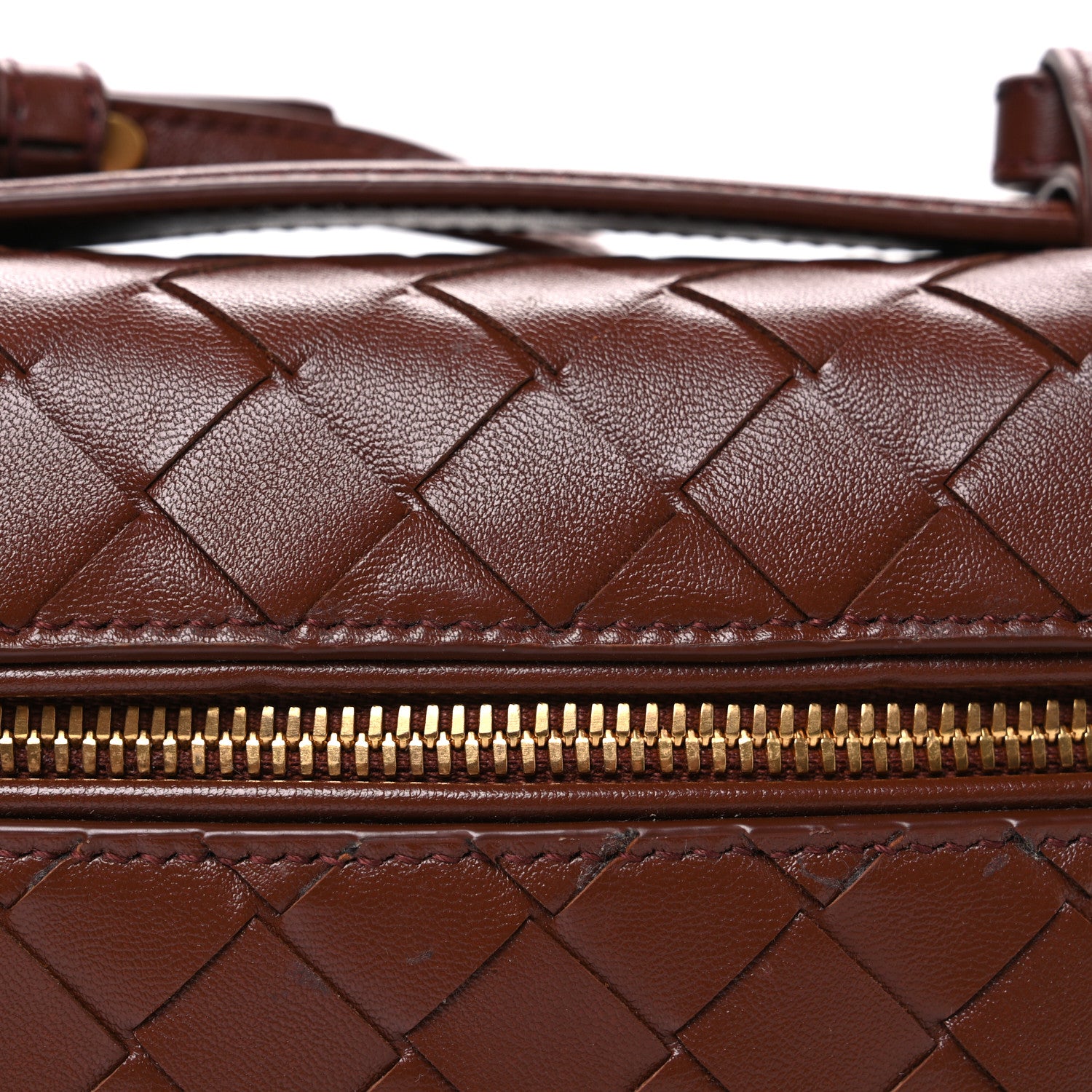Bottega Veneta Nappa Intrecciato Bang Bang Vanity Case Sapele 9 of 11