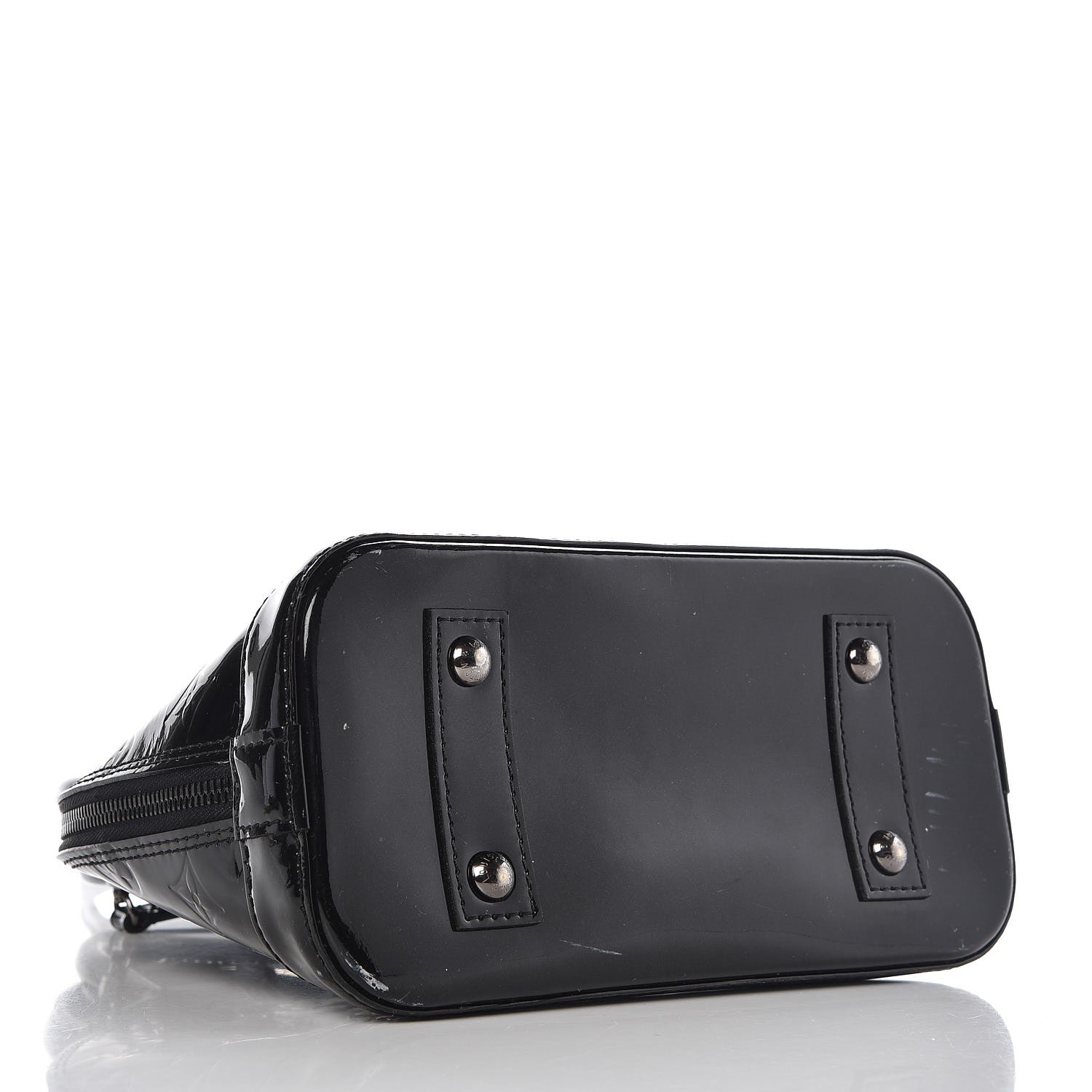Louis Vuitton Vernis Alma BB Noir Magnetique 4 of 17