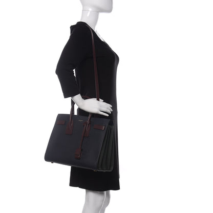 Saint Laurent Grained Calfskin Small Sac De Jour Multi 2 of 11