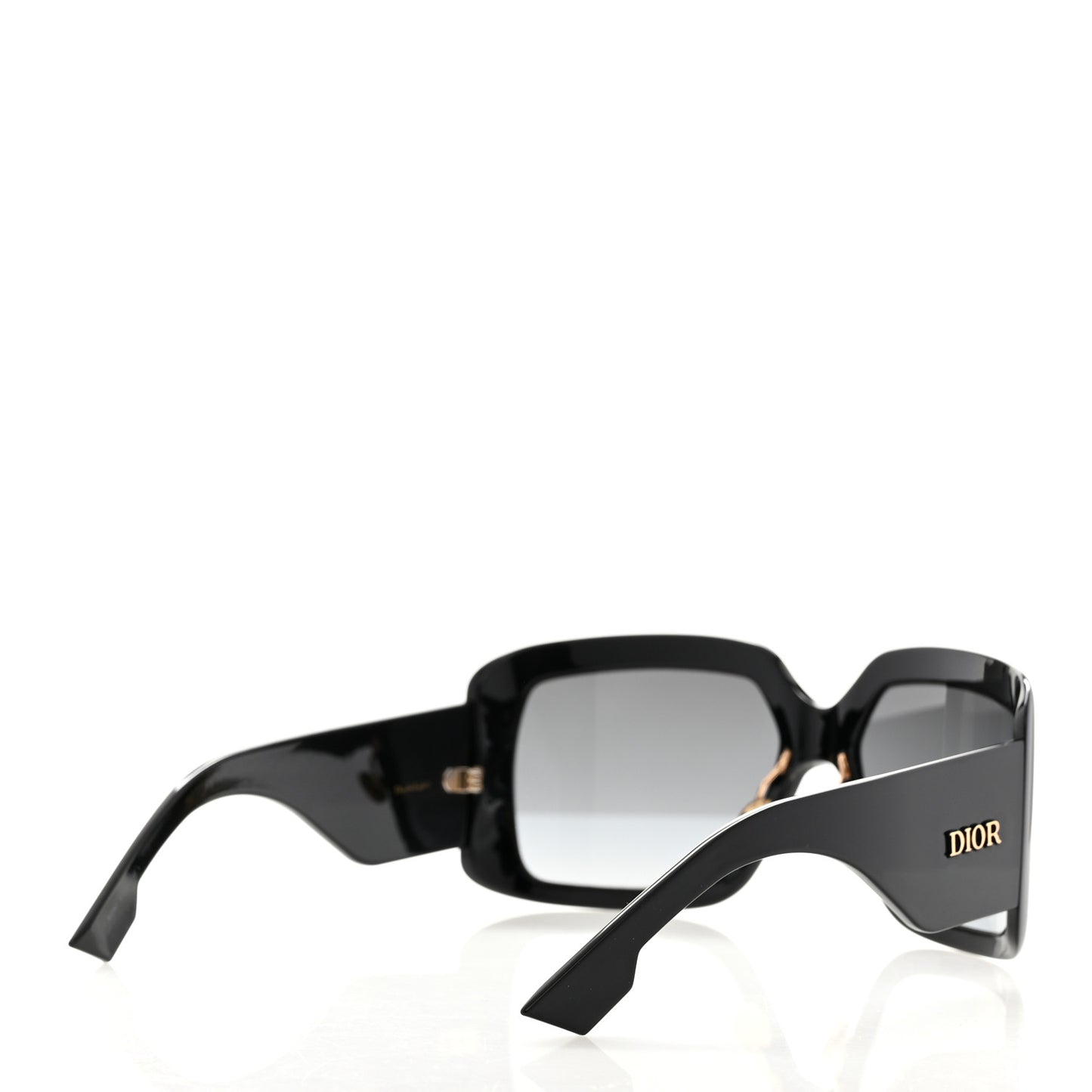 Acetate Dior SoLight2 Square Sunglasses Black