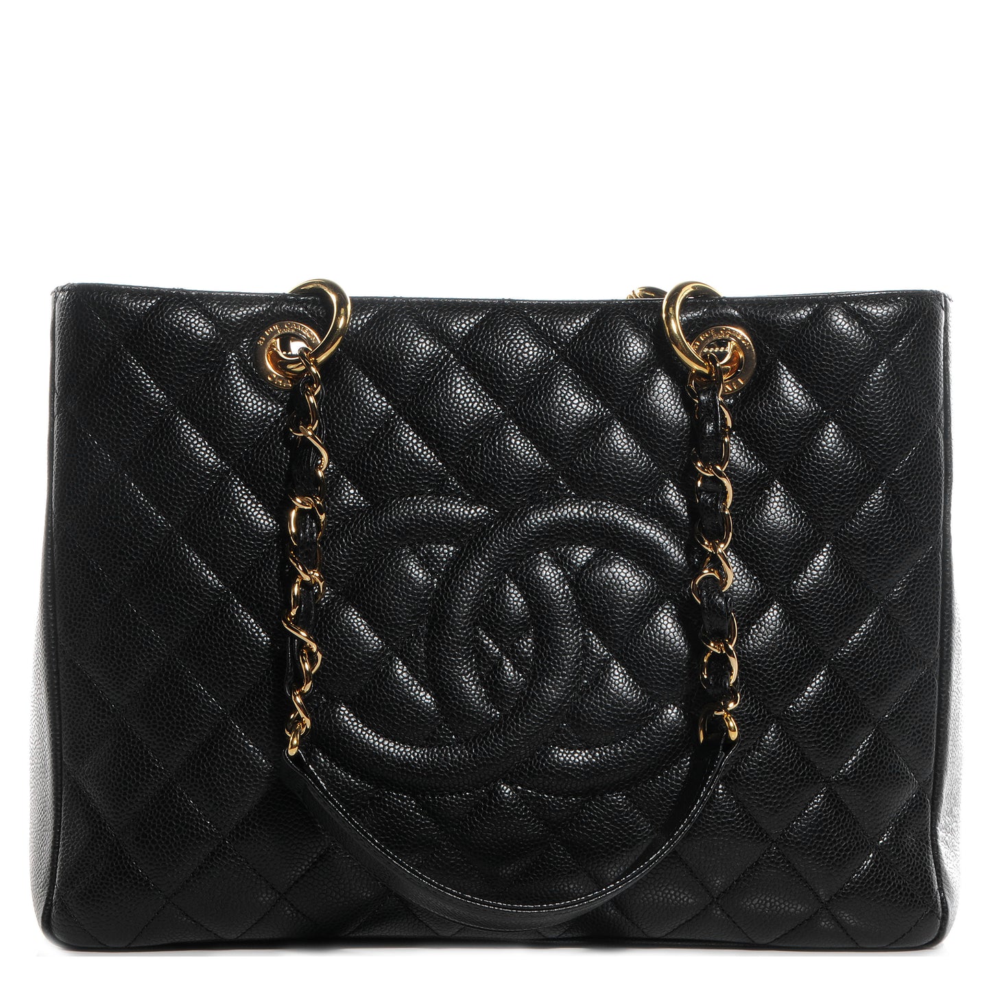 Caviar Grand Shopping Tote GST Black