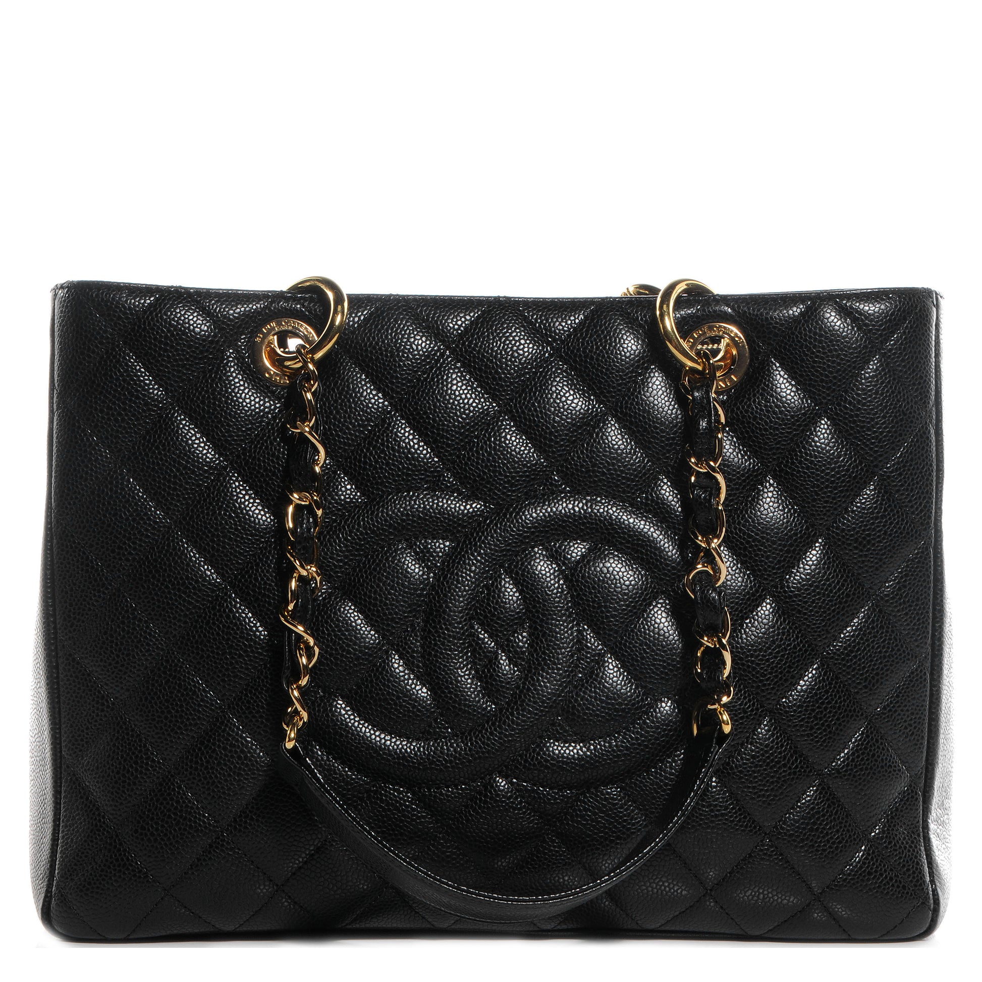 Chanel Caviar Grand Shopping Tote GST Black 1 of 7