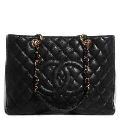 Chanel Caviar Grand Shopping Tote GST Black 1 of 7