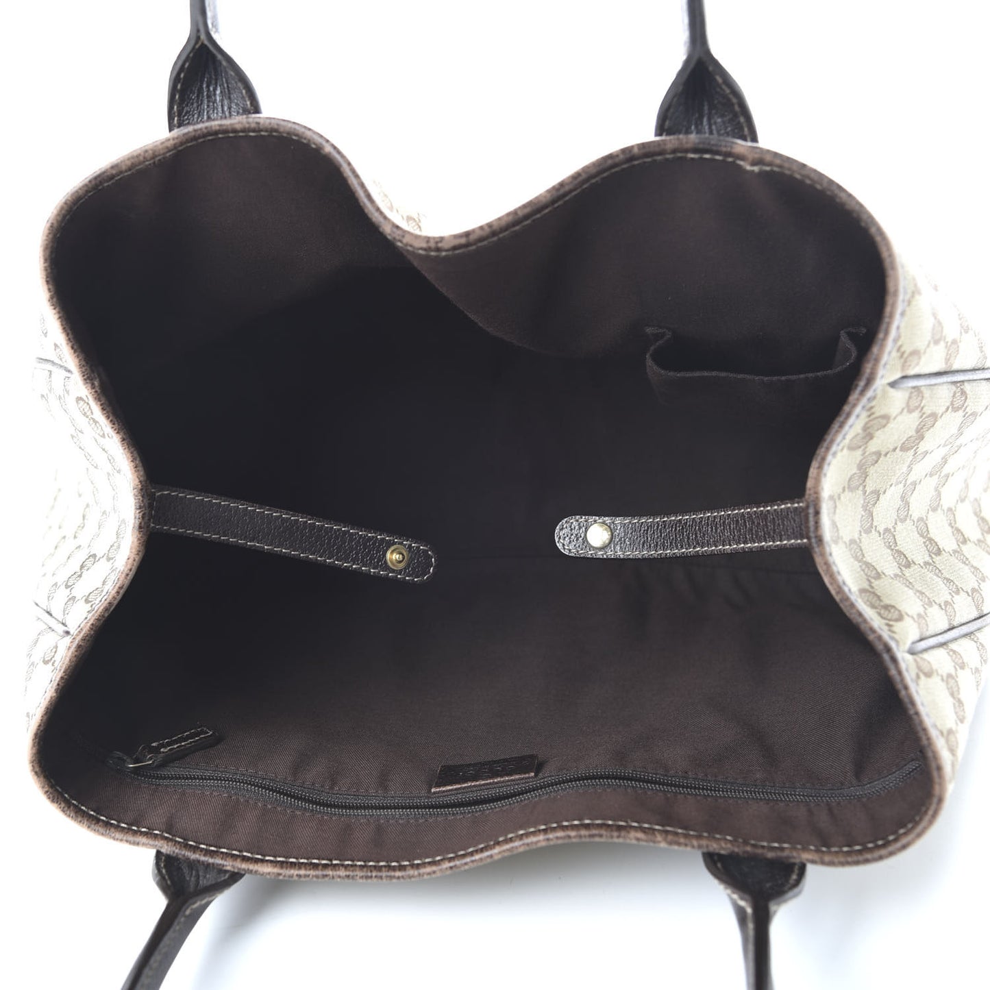 Monogram Medium Princy Tote Dark Brown