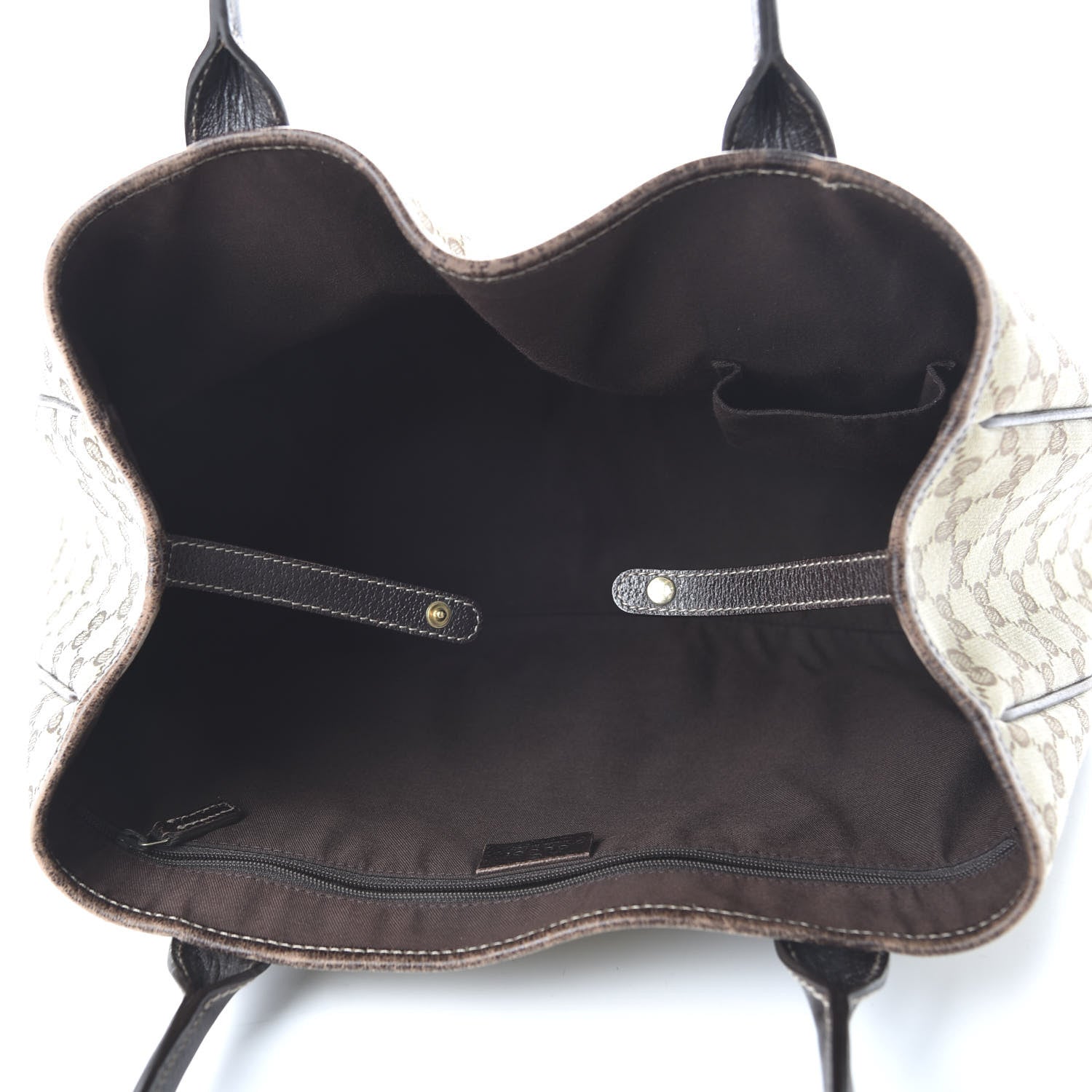Gucci Monogram Medium Princy Tote Dark Brown 5 of 11