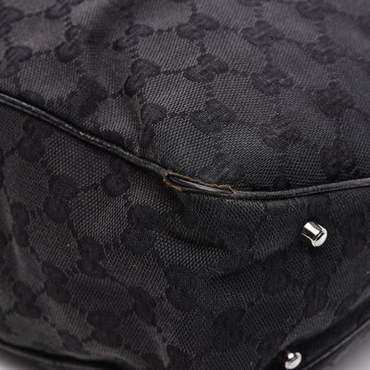 Gucci Monogram Medium Tote Black 9 of 10