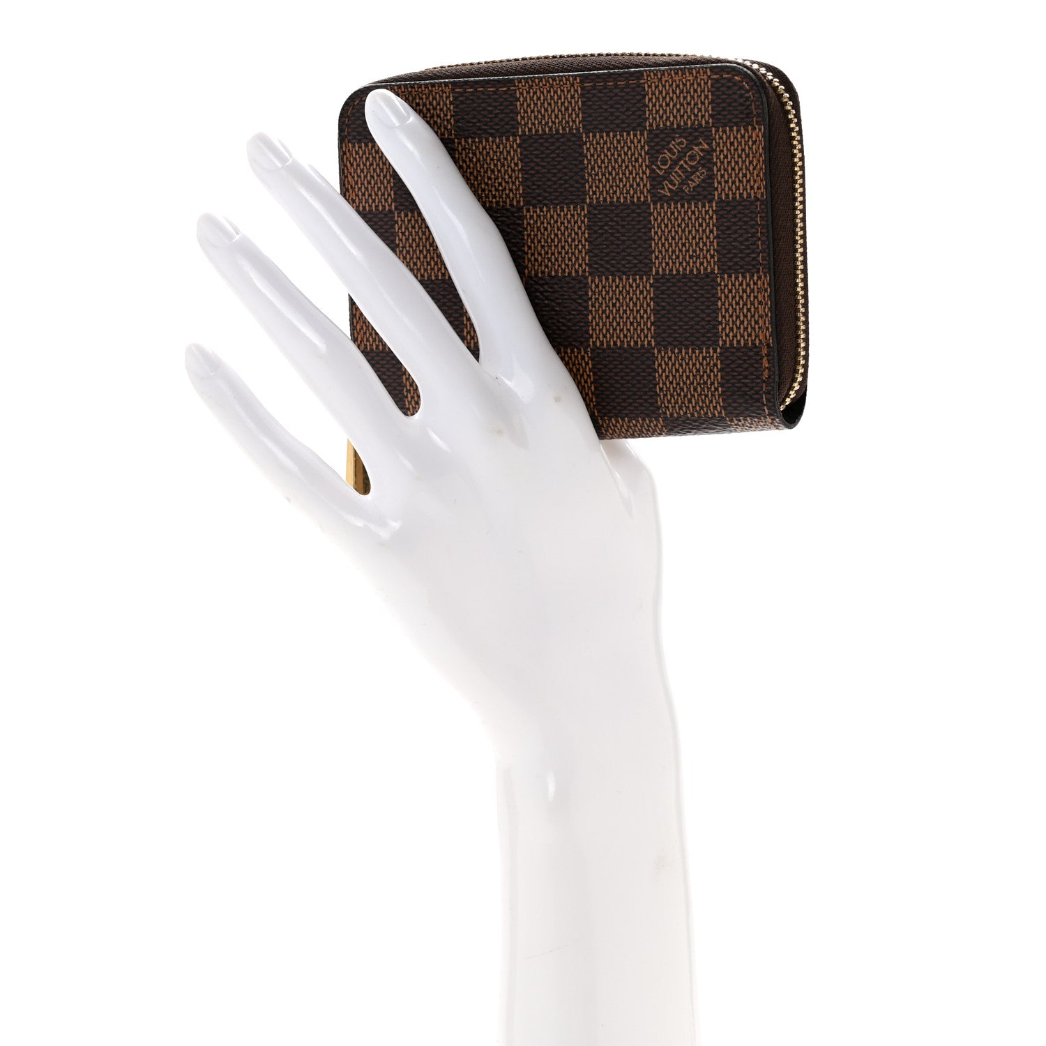 Louis Vuitton Damier Ebene Zippy Coin Purse 2 of 9