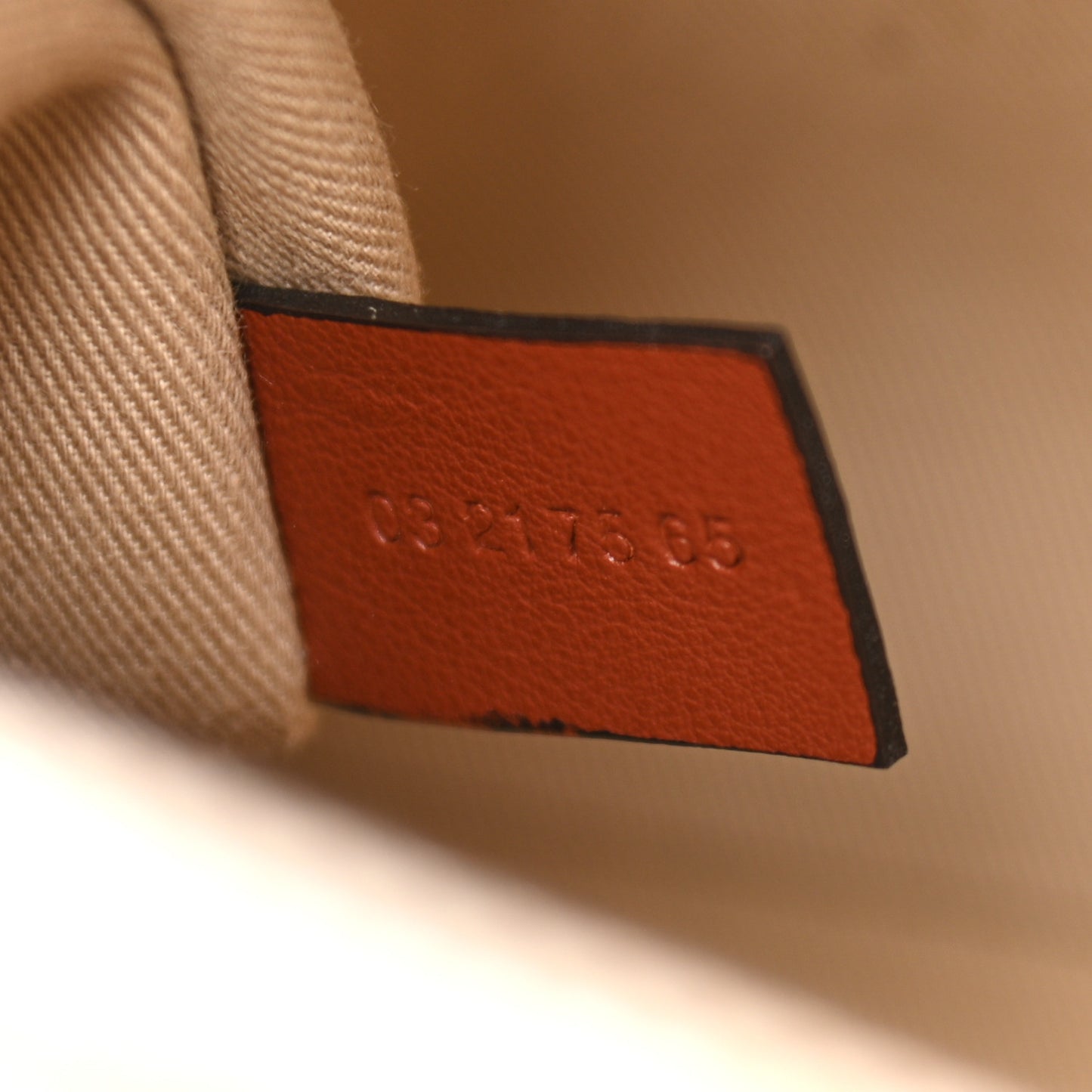 Cotton Calfskin Small Woody Ribbon Tote White Brown