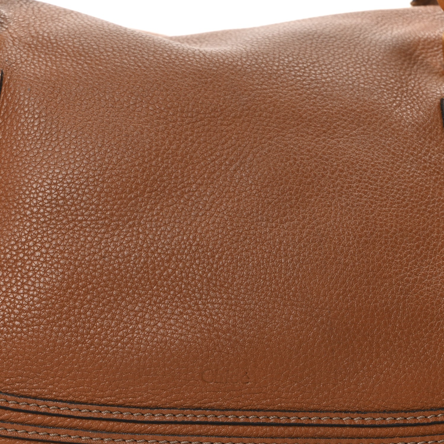 Chloe Calfskin Large Marcie Satchel Tan 8 of 10