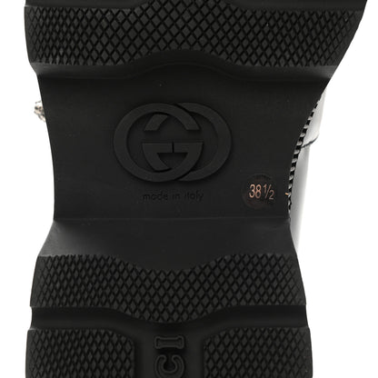 Gucci Cordovan Lux Dionysus Hunder Loafers 38.5 Black 6 of 9