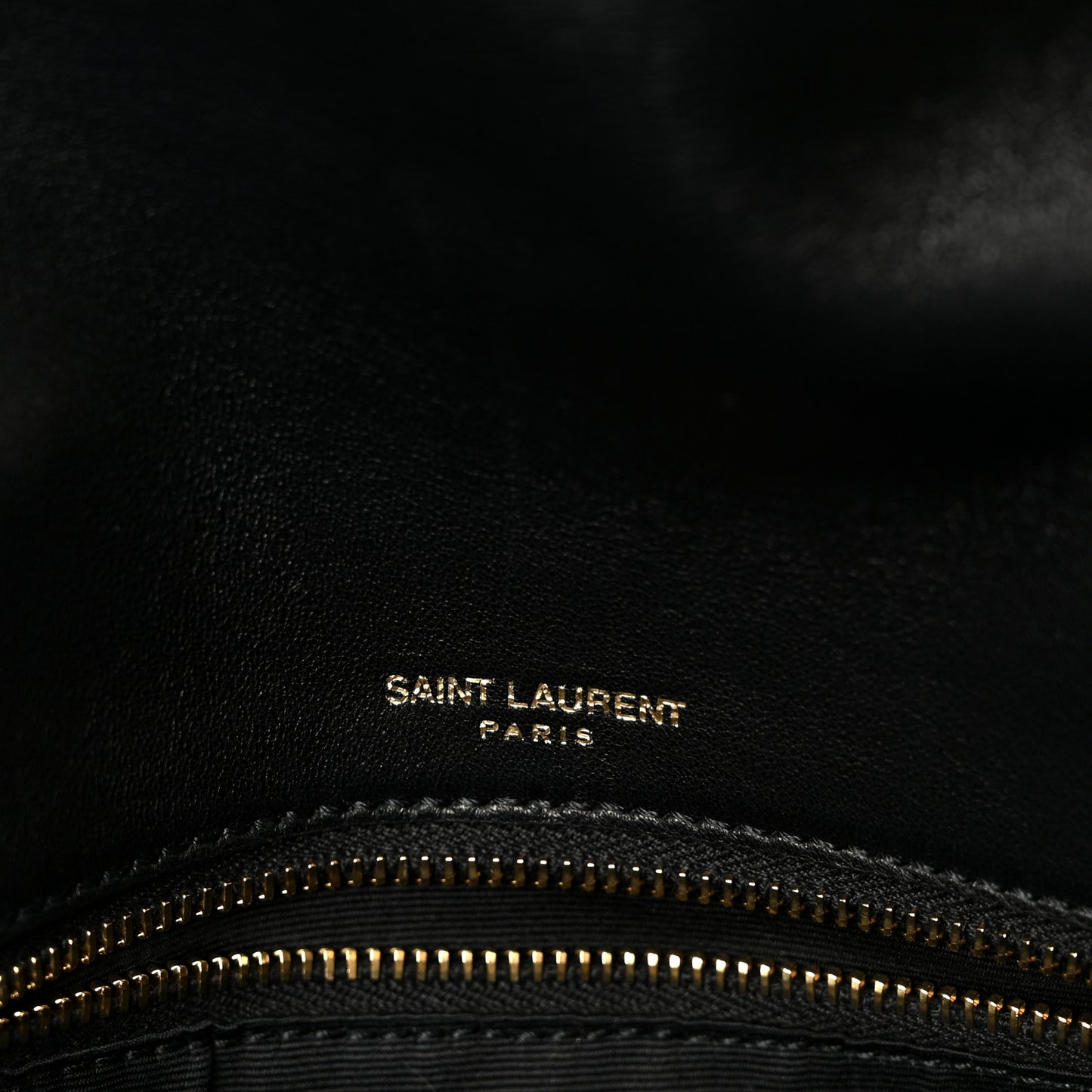 Plunged Lambskin Calypso Black