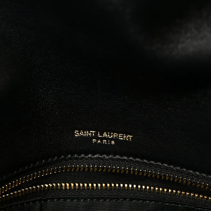 Saint Laurent Plunged Lambskin Calypso Black 7 of 11