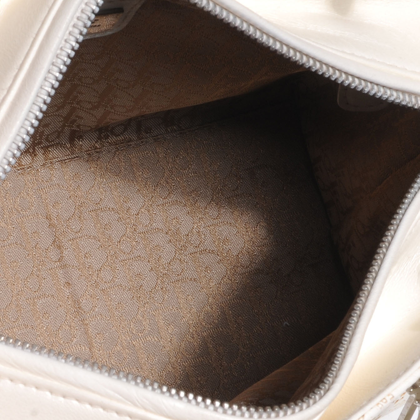 Christian Dior Laced Leather Lady Dior Off White 6 of 8