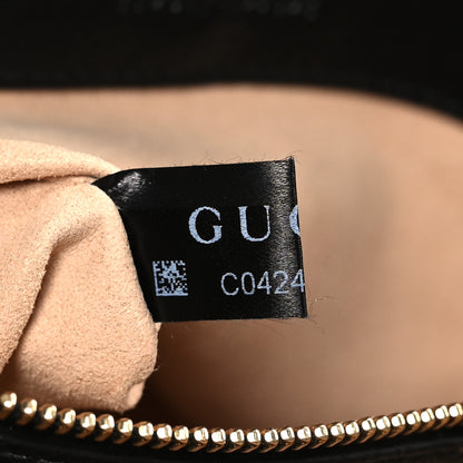 Gucci Textured Calfskin Web Medium Ophidia Shopping Tote Black 8 of 12