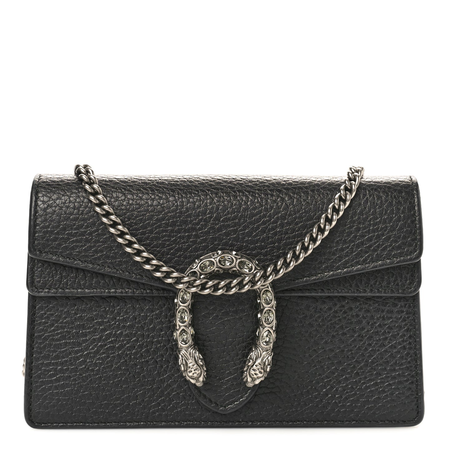Calfskin Super Mini Dionysus Shoulder Bag Black