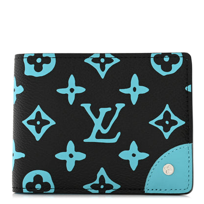 Louis Vuitton Monogram Playground Slender Wallet Black 1 of 7