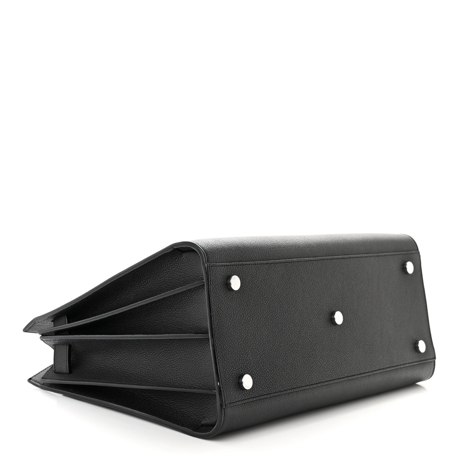 Saint Laurent Grained Calfskin Small Sac De Jour Black 5 of 13