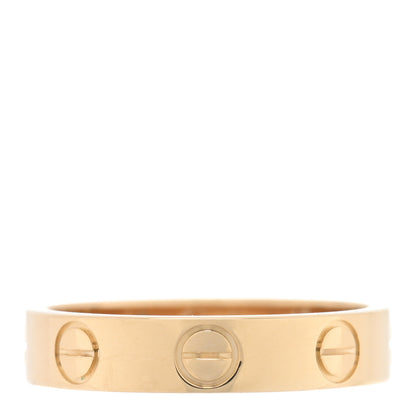 Cartier 18K Yellow Gold 3.5mm LOVE Wedding Band Ring 47 4 1 of 5