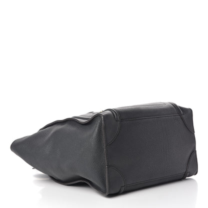 Celine Drummed Calfskin Mini Luggage Anthracite 4 of 18