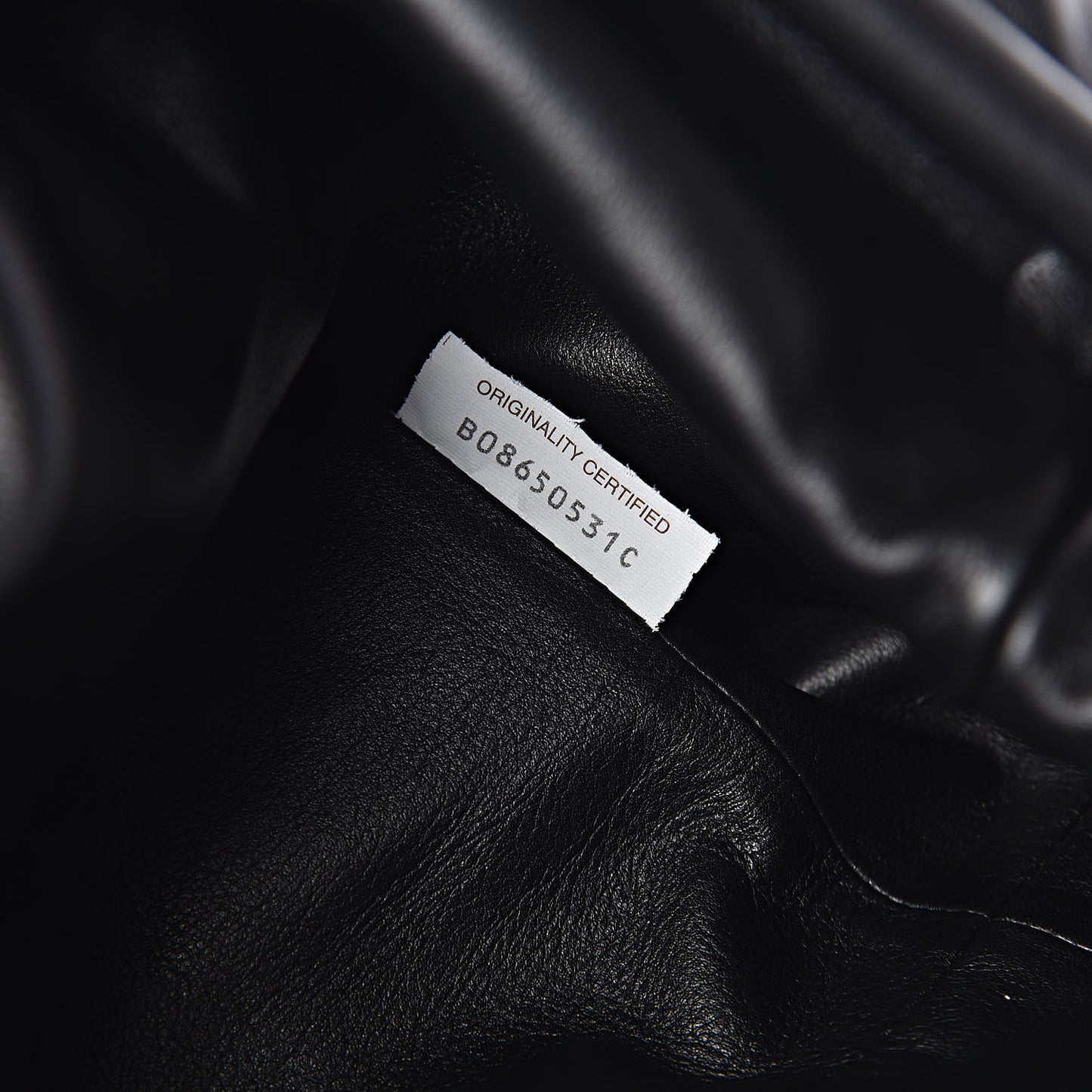 Smooth Butter Calf The Pouch Oversized Clutch Black