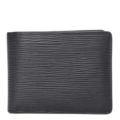 Louis Vuitton Epi Slender Wallet Black 1 of 8