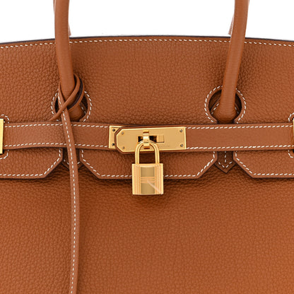 Hermes Togo Birkin 35 Gold 8 of 11