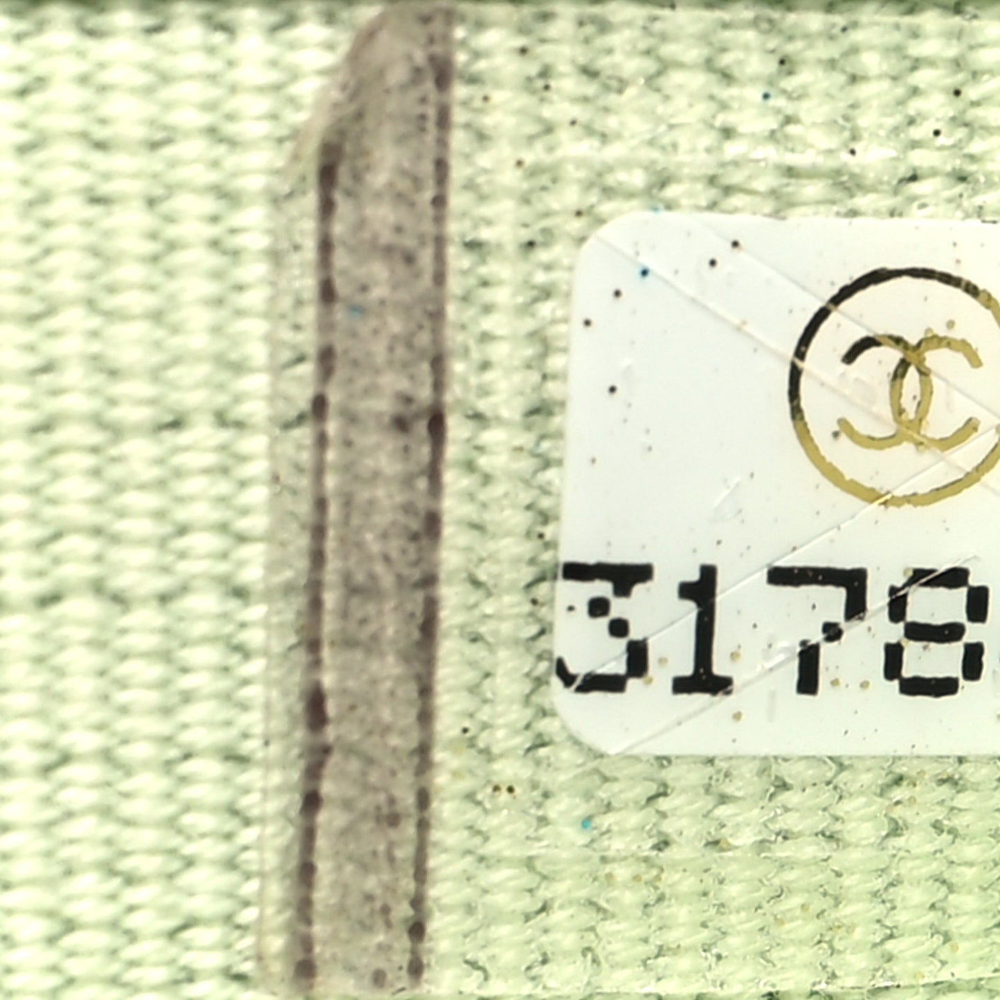 Caviar Quilted Compact Flap Wallet Light Green