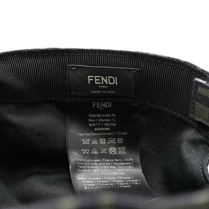 Fendi Canvas FF Reloaded Baseball Hat Tobacco Yellow 8 of 11