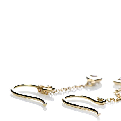 Tiffany 18K Yellow Gold Elsa Peretti Diamonds by the Yard Pear Shape Drop Earrings 3 of 4