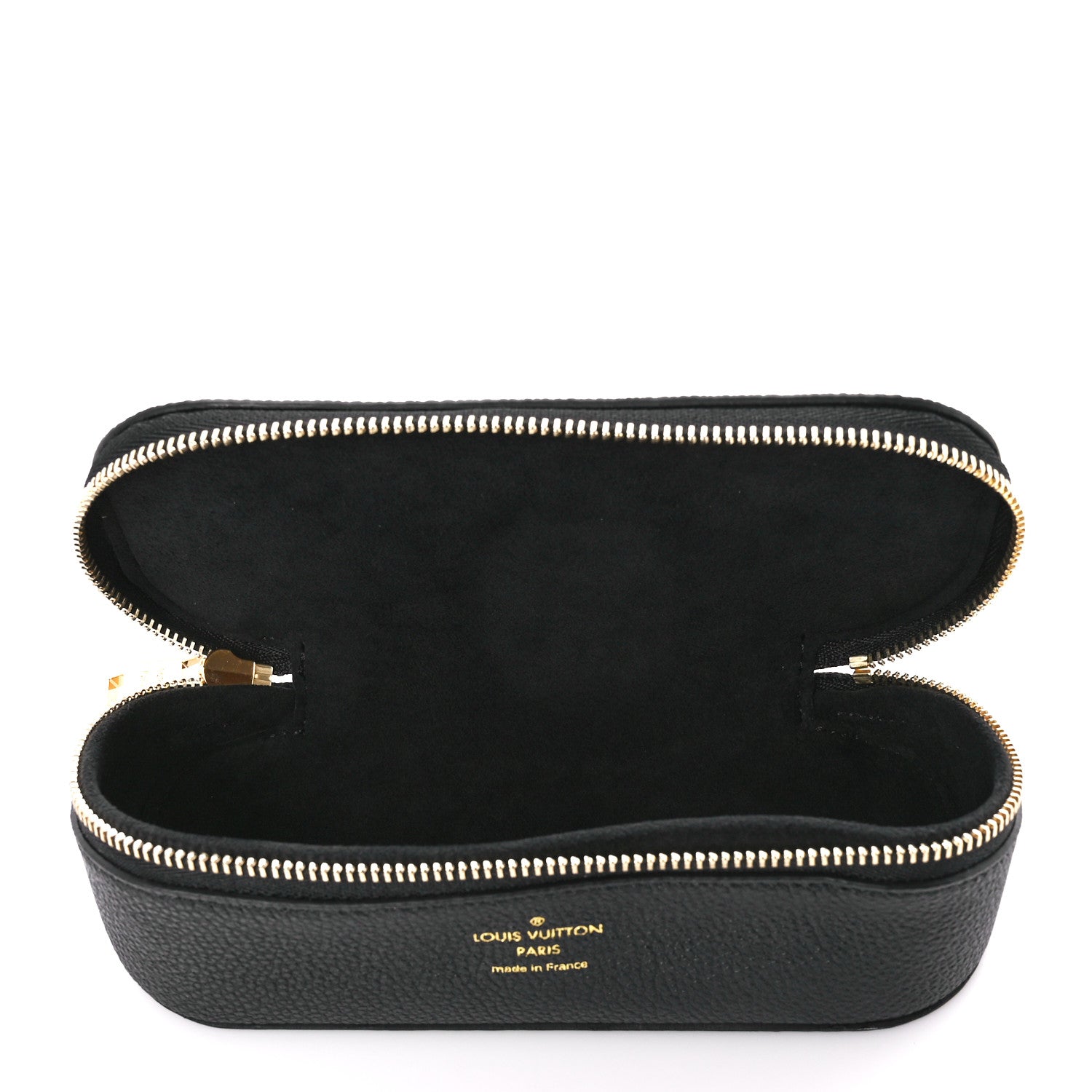 Louis Vuitton Empreinte Monogram Giant Sunglasses Pouch GM Black Beige 5 of 11