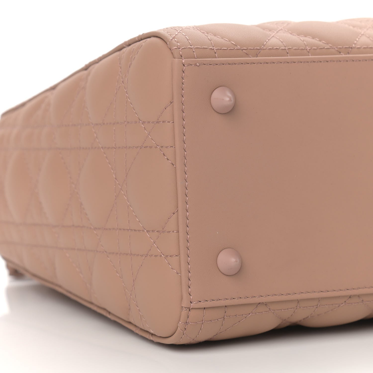 Christian Dior Ultra Matte Calfskin Cannage Medium Lady Dior Beige 7 of 8