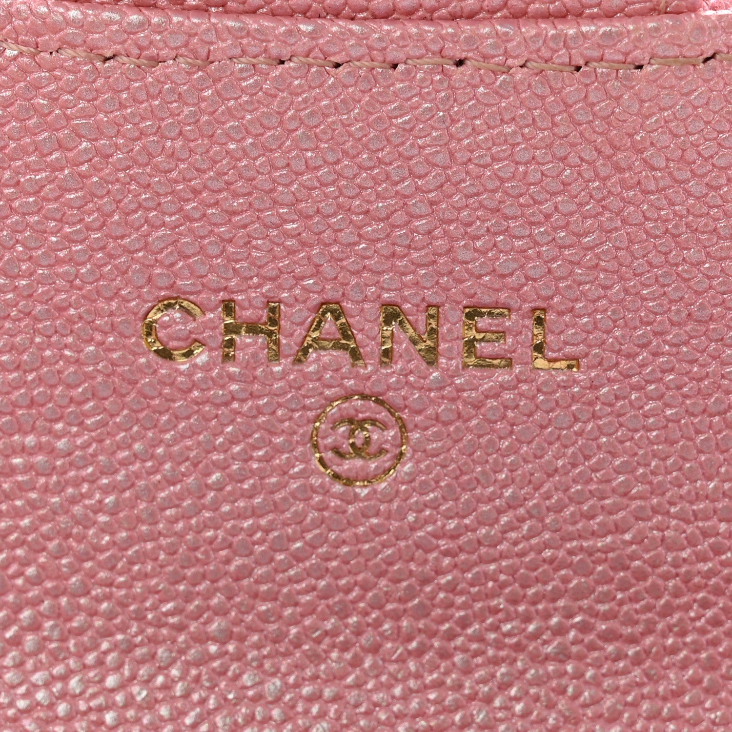 Chanel Iridescent Caviar Quilted Flap Card Holder Rose Pink 6 of 9