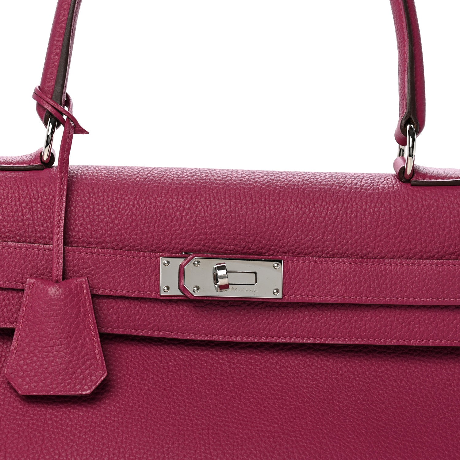 Hermes Taurillon Clemence Shoulder Kelly 42 Tosca 7 of 13