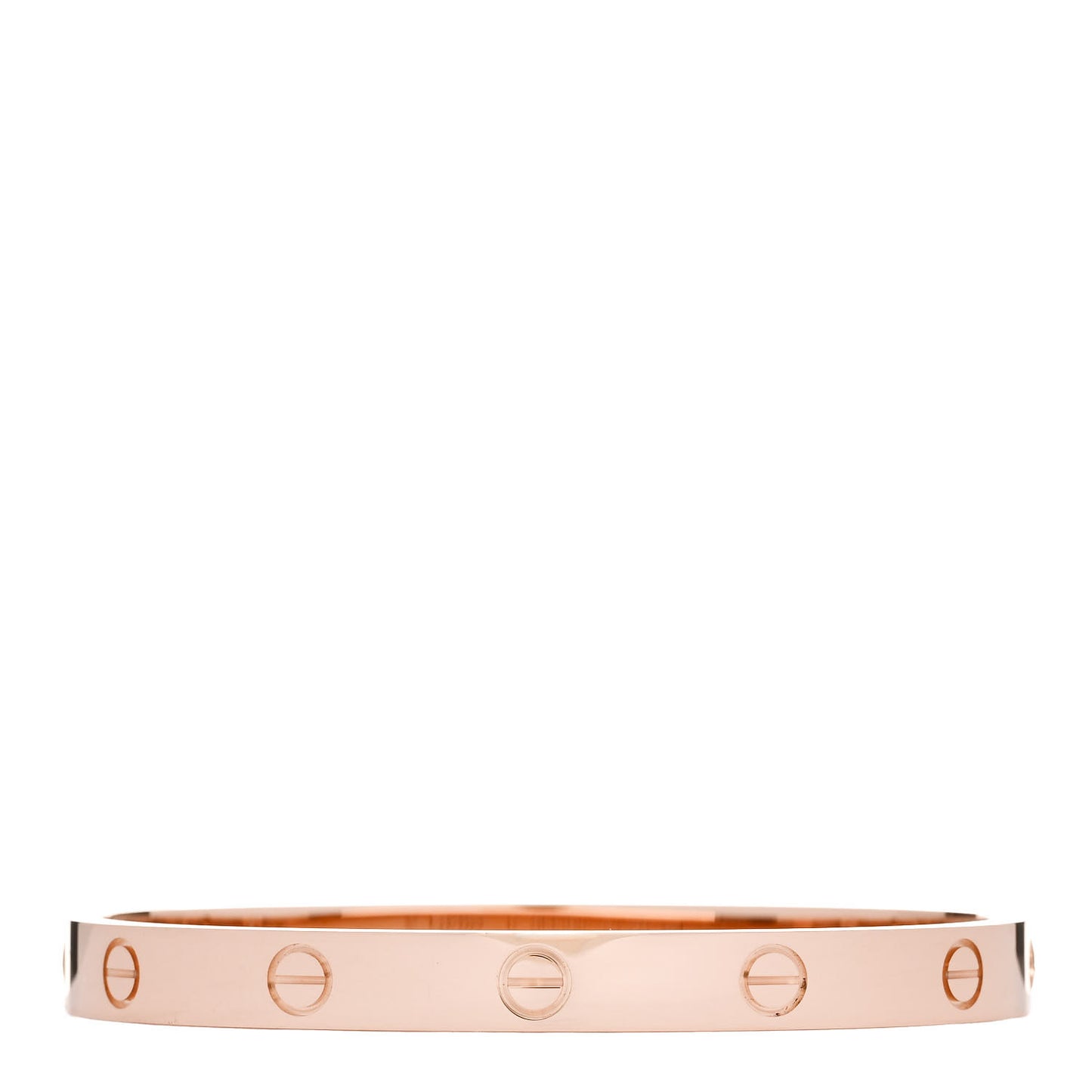 18K Pink Gold LOVE Bracelet 17