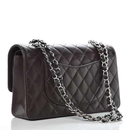 Chanel Caviar Quilted Medium Double Flap Brown 4 of 12