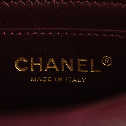 Chanel Lambskin Quilted Coco Vintage Jumbo Flap Purple 7 of 8