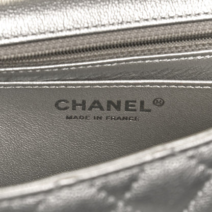 Chanel Metallic Grained Calfskin Quilted 2.55 Reissue Mini Flap Silver 10 of 12