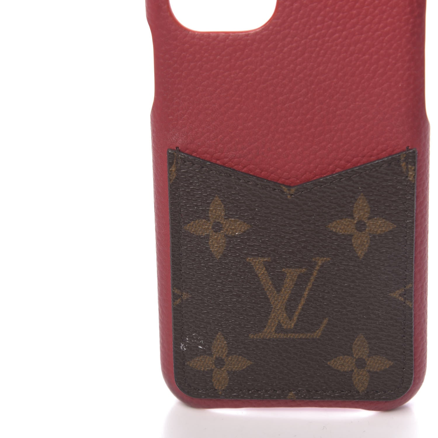 Louis Vuitton Calfskin Monogram iPhone 11 Pro Bumper Scarlet 9 of 10