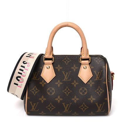 Louis Vuitton Monogram Speedy Bandouliere 20 Black 1 of 11