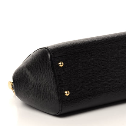 Dolce & Gabbana Dauphine Medium Miss Sicily Satchel Black 6 of 10